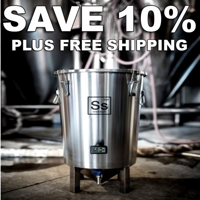 Save 10%- Just $229 For A Stainless Steel Conical Fermenter